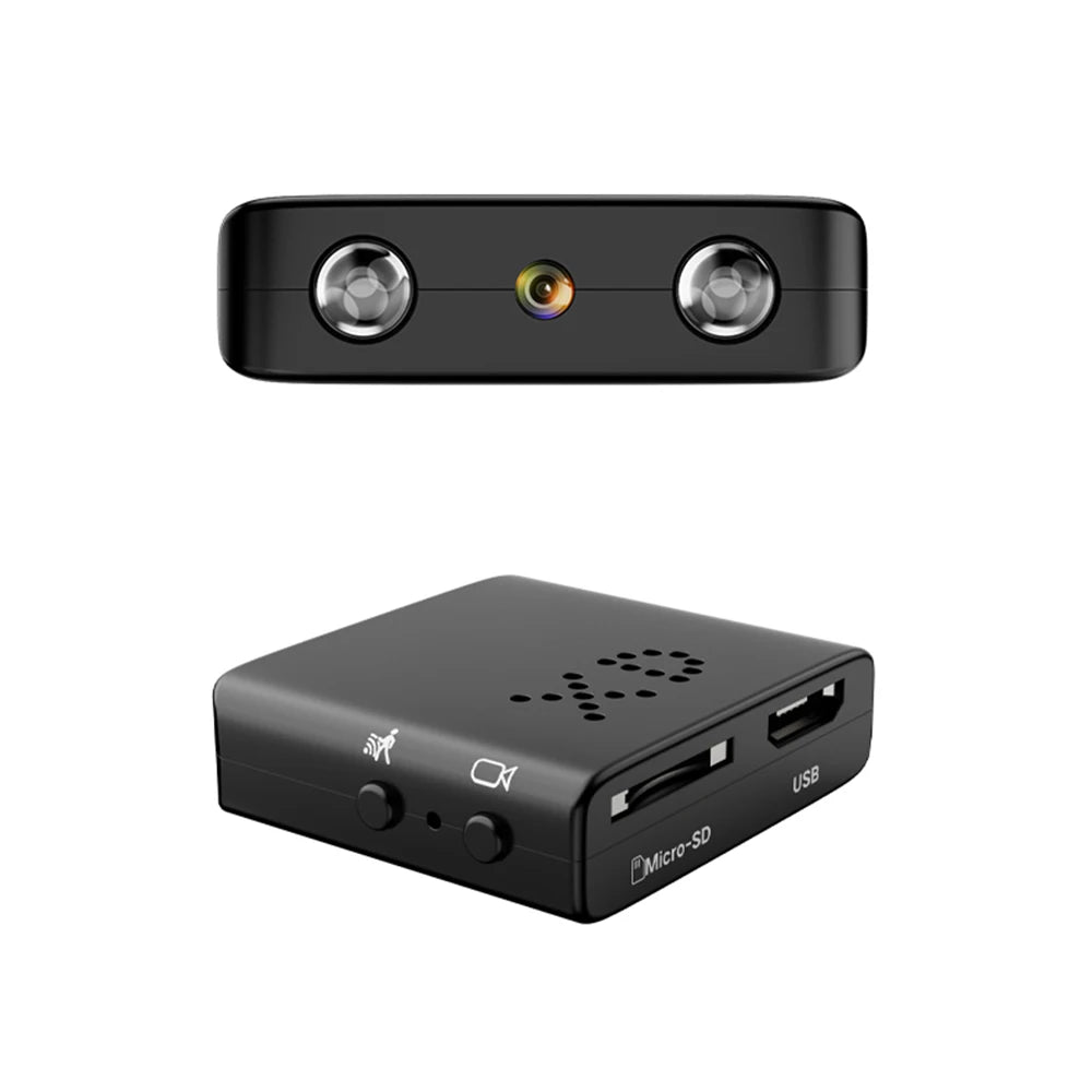 Mini cámara IP HD 1080P XD WiFi Cámara de visión nocturna Detección de movimiento IR-CUT Videocámara de seguridad Grabadora de video HD