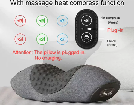 Almohada caliente para masaje cervical