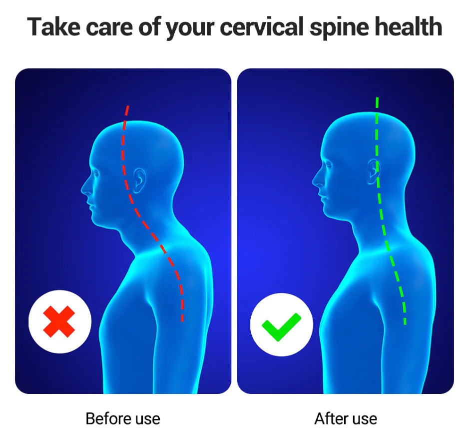 Almohada caliente para masaje cervical